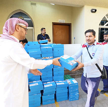 DI Iftar meals distribution